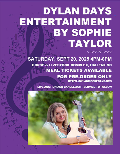 Sophie Taylor - Dylan Moore Days Celebration