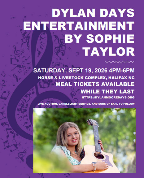 Sophie Taylor - Dylan Moore Days Celebration